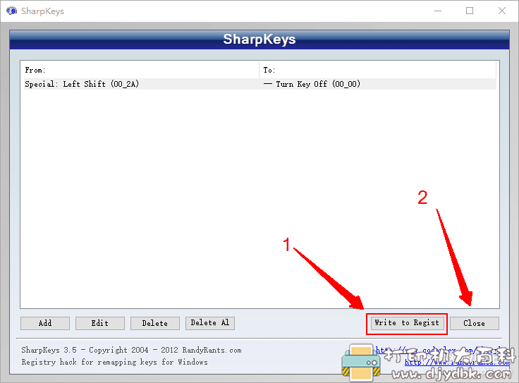 键盘坏键或键位失灵解决工具，[SharpKey3.5.0.0]，用于键盘键位修改 配图 No.4