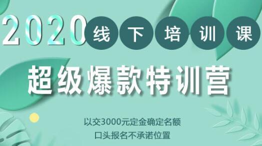 淘宝电商线下培训课（学费16800！），2020小黑哥超级爆款特训第4期，不刷单不开车必爆搜索玩法+直通车升级玩法【视频教程】 配图