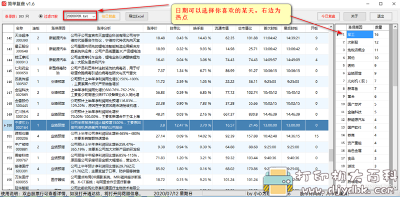 [Windows]股票复盘小工具。希望股市长虹 配图 No.1